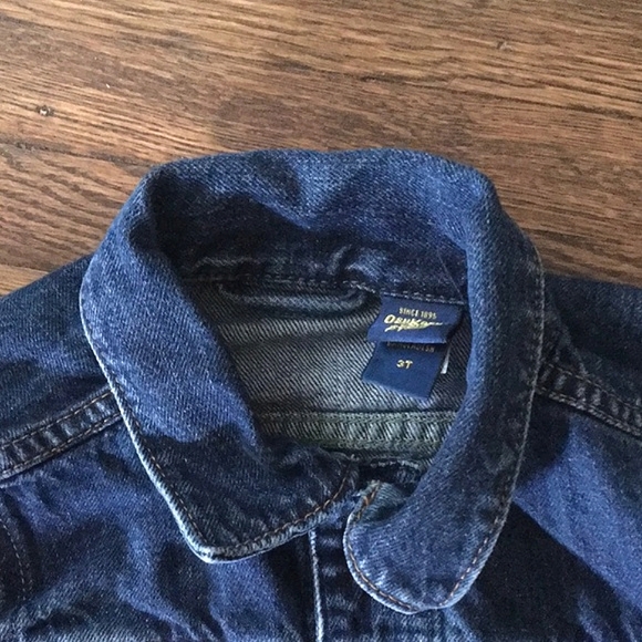 Oshkosh B'Gosh Children's Kids Jean Denim Jacket Unisex 3T EUC - Picture 2 of 4